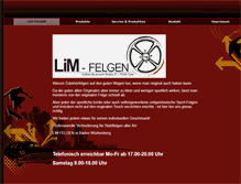 Tablet Screenshot of lim-felgen.de